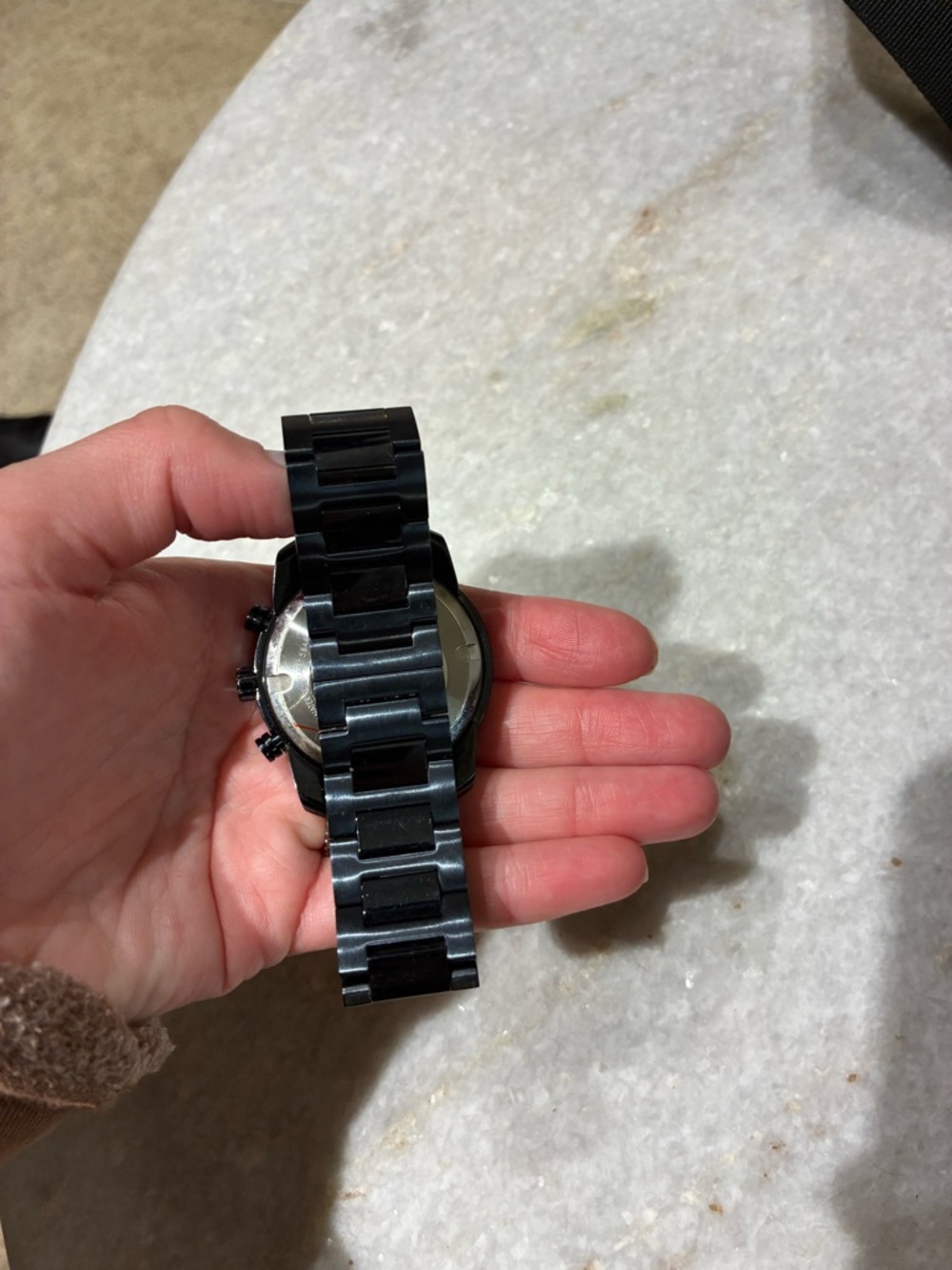 Movado Bold Verso Chronograph Watch 44mm - Gunmetal/Black - Picture 4 of 5